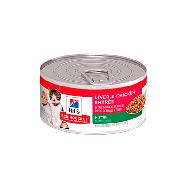 Hills Science Diet Kitten Savory Chicken Entrée Lata